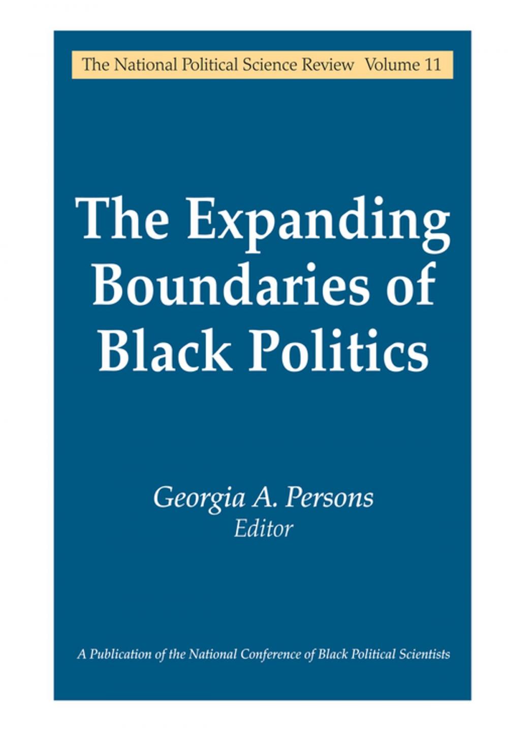 Big bigCover of The Expanding Boundaries of Black Politics