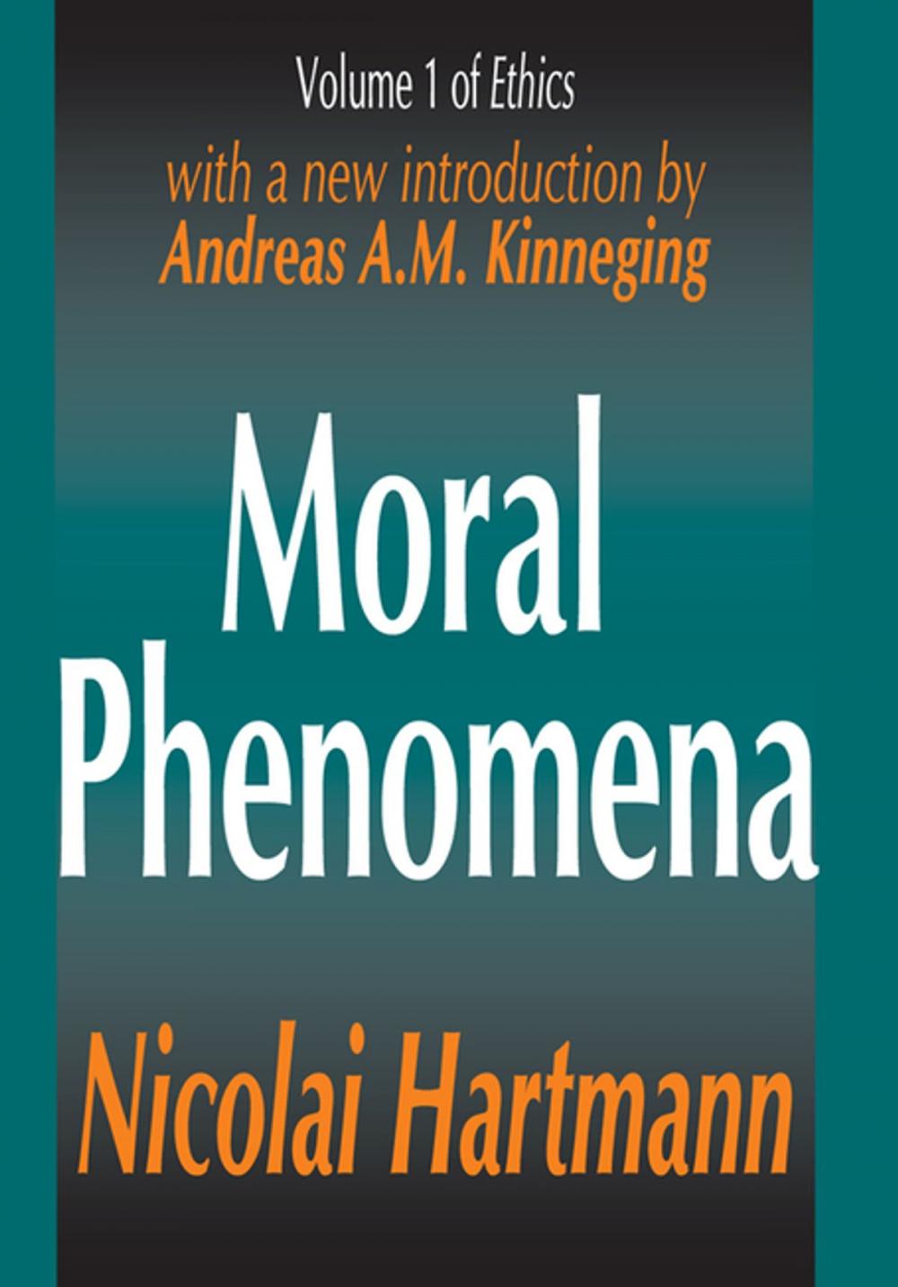 Big bigCover of Moral Phenomena