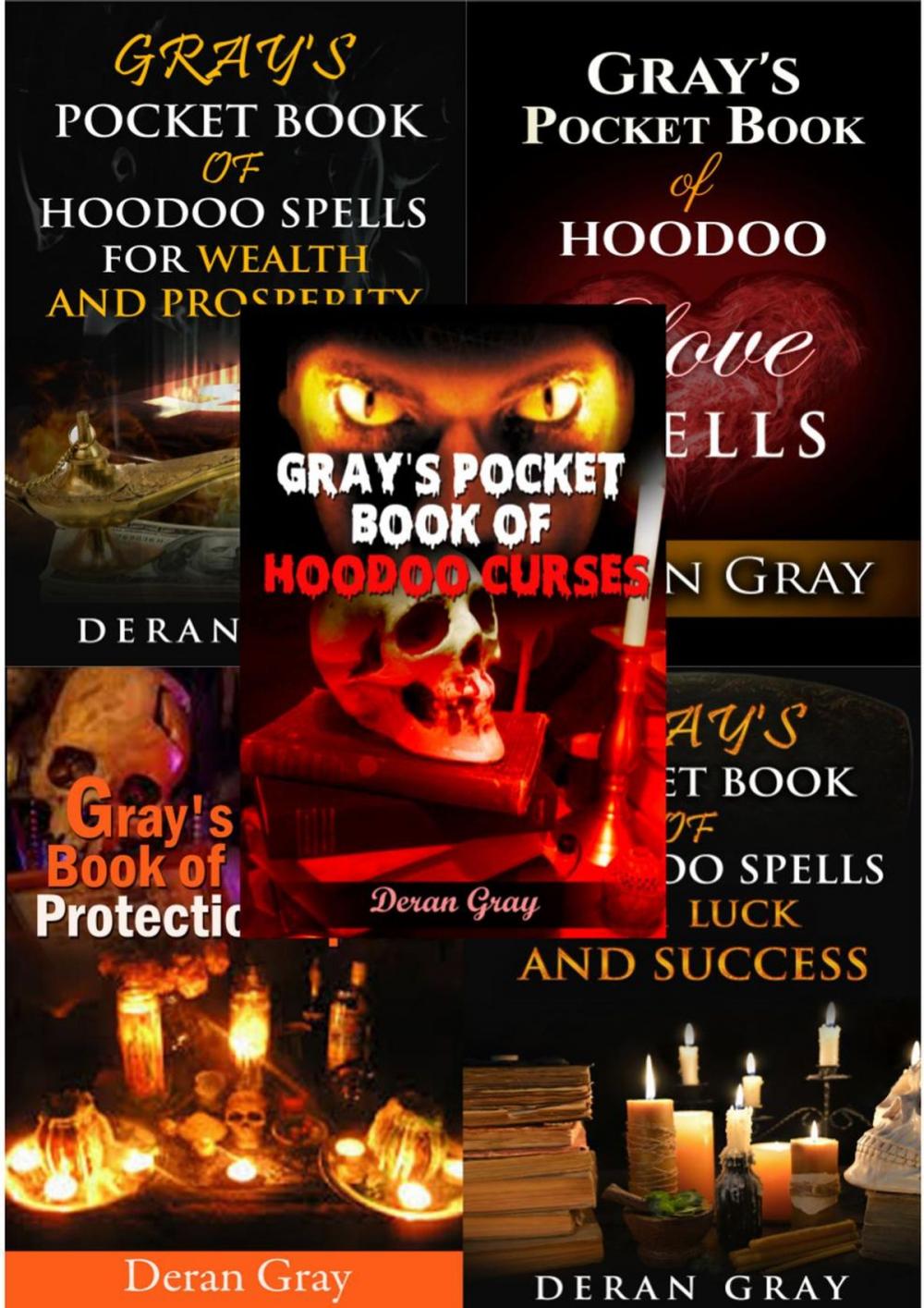 Big bigCover of Gray's Complete Pocket Book Series (Books 1-5: Curses, Love, Money, Luck, and Protection)