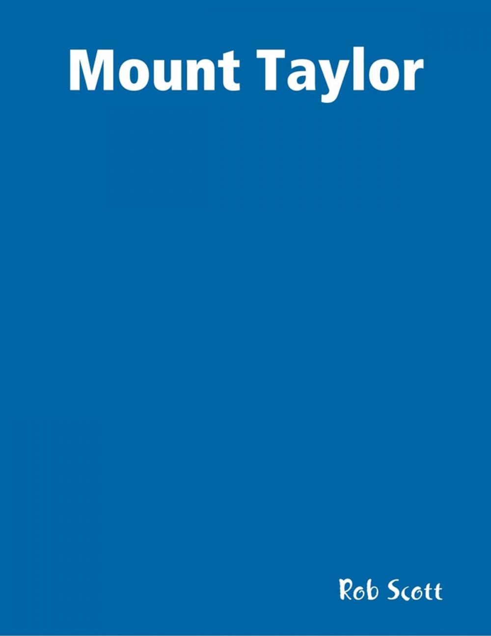 Big bigCover of Mount Taylor