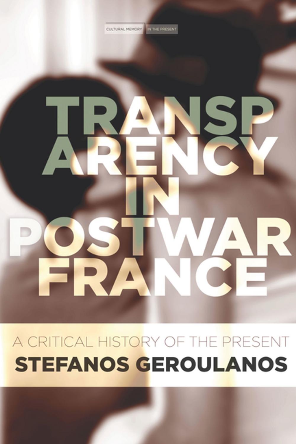 Big bigCover of Transparency in Postwar France