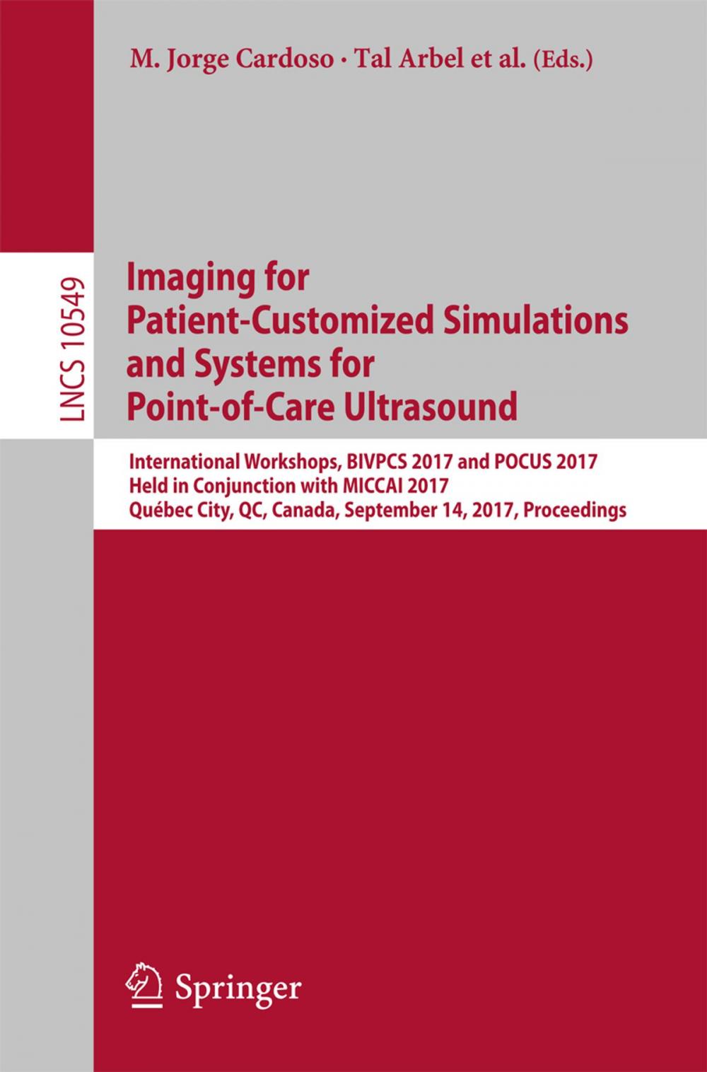 Big bigCover of Imaging for Patient-Customized Simulations and Systems for Point-of-Care Ultrasound