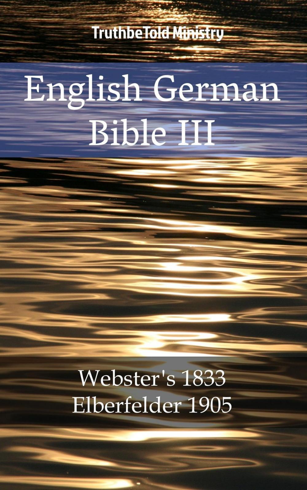 Big bigCover of English German Bible III