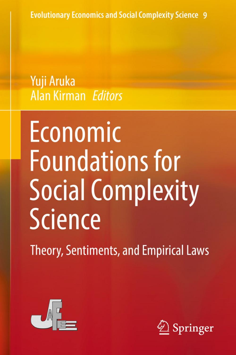 Big bigCover of Economic Foundations for Social Complexity Science