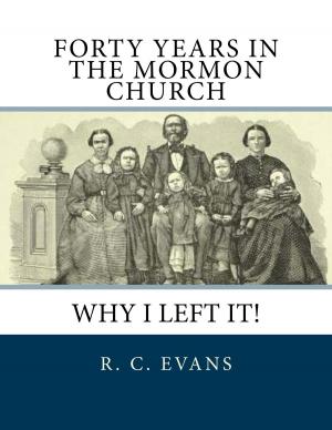 Cover of the book Forty Years In The Mormon Church by Marvin R. Vincent