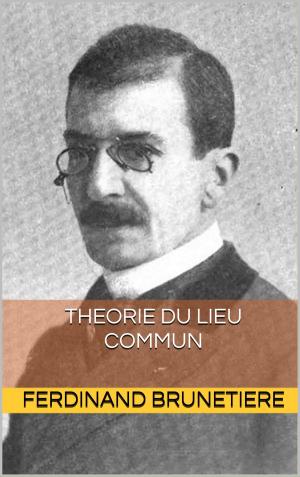 Cover of the book théorie du lieu commun by Alfred Delvau