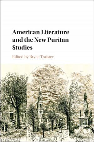 bigCover of the book American Literature and the New Puritan Studies by 