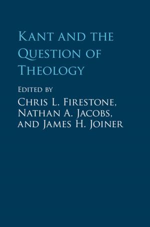 Cover of the book Kant and the Question of Theology by W. A. Speck