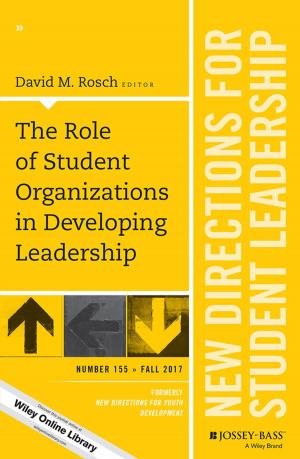 Cover of the book The Role of Student Organizations in Developing Leadership by David H. Phillips