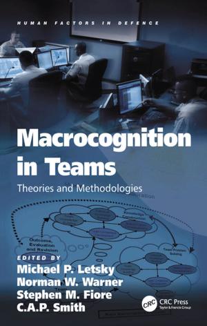 Cover of the book Macrocognition in Teams by Sidney Dekker