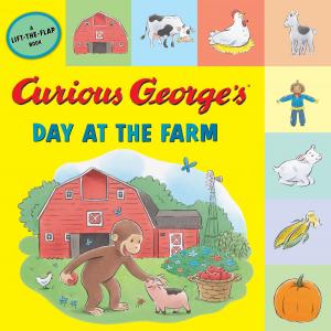 Cover of the book Curious George's Day at the Farm (tabbed lift-the-flap) by H. A. Rey