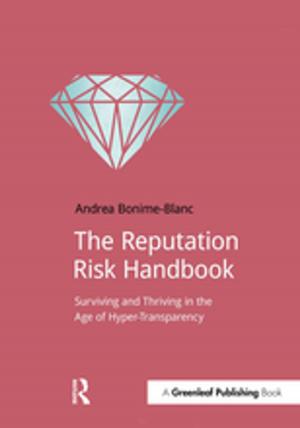 Cover of the book The Reputation Risk Handbook by Nemo Altenberger, Jan Eisenkrein