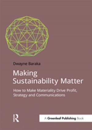 Cover of the book Making Sustainability Matter by 