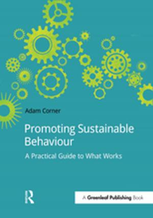 Cover of the book Promoting Sustainable Behaviour by Tyrus J. Hinton
