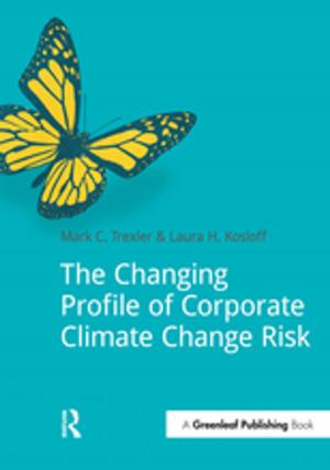 Book cover of The Changing Profile of Corporate Climate Change Risk