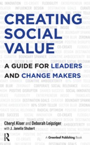 Cover of the book Creating Social Value by 