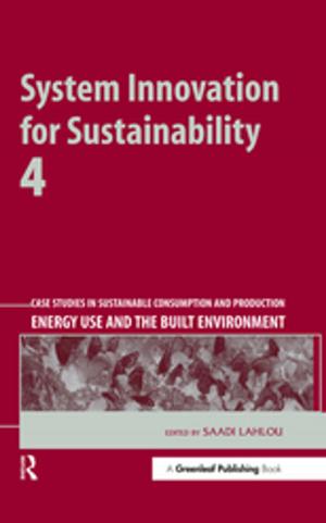 Cover of the book System Innovation for Sustainability 4 by Dale S. Rothman, Mohammod T. Irfan, Barry B. Hughes, Eli Margolese-Malin, Jonathan D. Moyer
