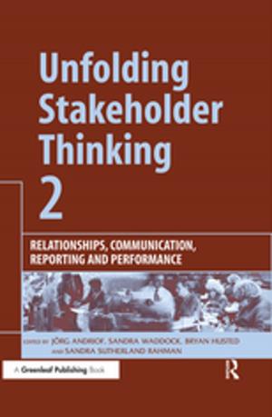 Cover of the book Unfolding Stakeholder Thinking 2 by Alastair Bonnett