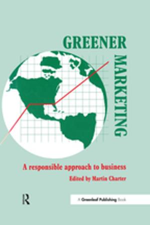 Cover of the book Greener Marketing by David Mellor