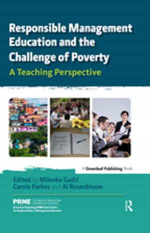 Cover of the book Responsible Management Education and the Challenge of Poverty by Jared Schroeder