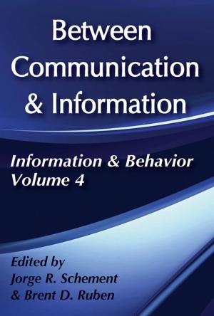 Book cover of Between Communication and Information