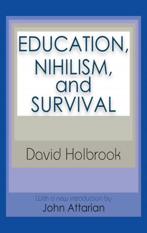 Cover of the book Education, Nihilism, and Survival by Giorgio Radaelli
