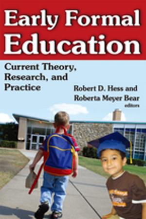 Cover of the book Early Formal Education by Julie  K. Federico