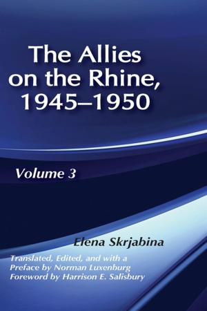Cover of the book Allies on the Rhine, 1945-1950 by Johanna Gibson