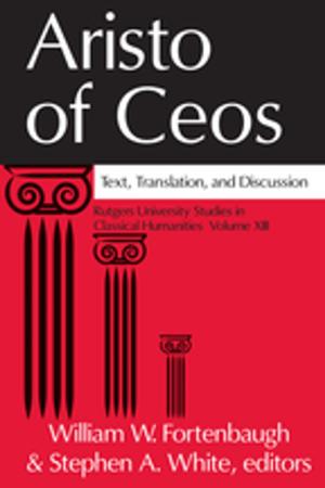 Cover of the book Aristo of Ceos by 