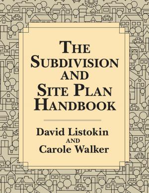 Cover of the book The Subdivision and Site Plan Handbook by Esther D Rothblum, Jacqueline Weinstock