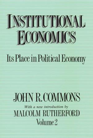 Cover of the book Institutional Economics by Erich Streissler