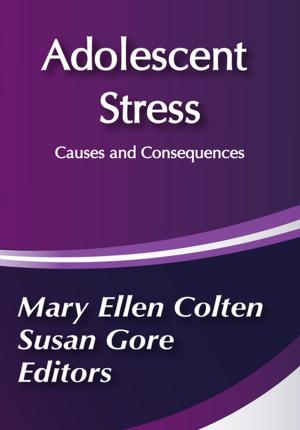 Cover of the book Adolescent Stress by Christian Conrad, Marjorie Ellis Thompson