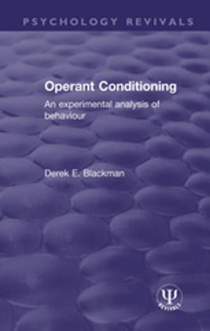 Cover of the book Operant Conditioning by 