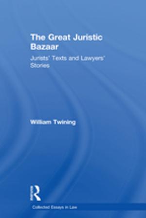 Cover of the book The Great Juristic Bazaar by Colin Bayne-Jardine, Dr Colin C Bayne-Jardine, Charles Hoy, Dr Margaret Wood, Margaret Wood