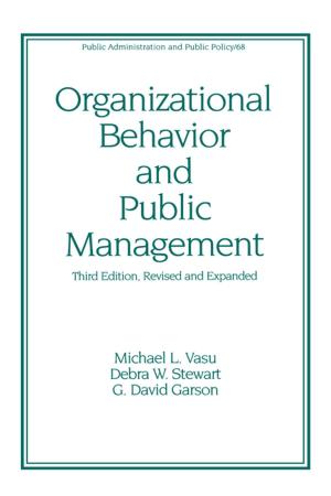 Cover of the book Organizational Behavior and Public Management, Revised and Expanded by Thorstein Veblen