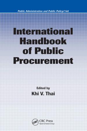 Cover of the book International Handbook of Public Procurement by Yunxian Chen, Jianwei Qiu