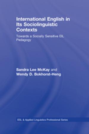 Cover of the book International English in Its Sociolinguistic Contexts by David W. Music