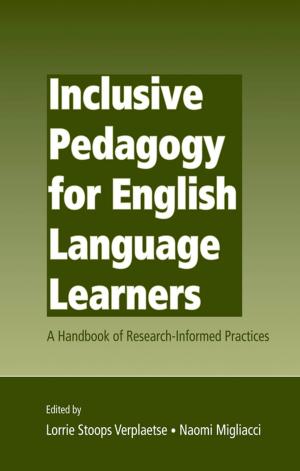 Cover of the book Inclusive Pedagogy for English Language Learners by G.J. Ashworth, J.E. Tunbridge