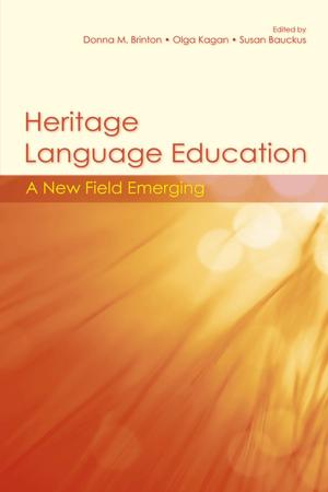 Cover of the book Heritage Language Education by Ricciarda Belgiojoso