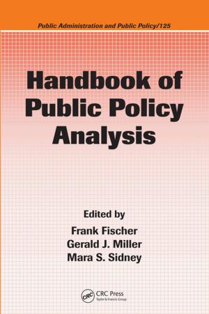 Cover of the book Handbook of Public Policy Analysis by F. A Hayek, Boris Brutzkus