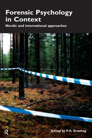 Cover of the book Forensic Psychology in Context by Arlene Istar Lev, Arlene Istar Lev