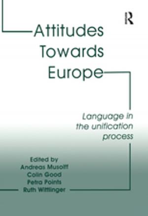 Cover of the book Attitudes Towards Europe by Mark Silcox
