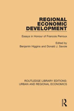Cover of the book Regional Economic Development by GilbertG. Gonzalez