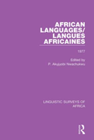 Cover of the book African Languages/Langues Africaines by Michelle Bates