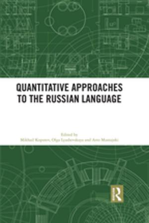 Cover of the book Quantitative Approaches to the Russian Language by Dominic Rainsford