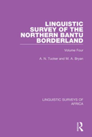 Cover of the book Linguistic Survey of the Northern Bantu Borderland by Brad Johnson, Julie Sessions