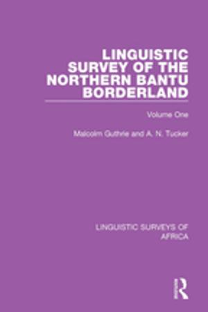 Cover of the book Linguistic Survey of the Northern Bantu Borderland by Daniel A. Krauss