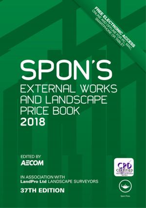 Cover of Spon's External Works and Landscape Price Book 2018