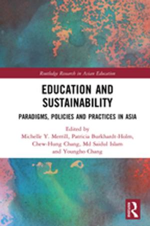 Cover of the book Education and Sustainability by Anthony Cox