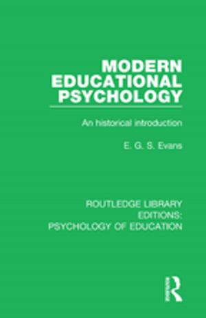 Cover of the book Modern Educational Psychology by Stephen K. Erickson, Marilyn S. McKnight Erickson
